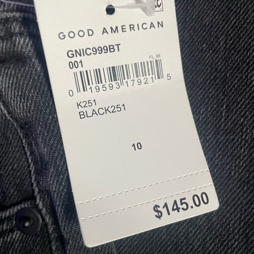 NWT Good American Good 90s Icon Straight Jeans - Picture 14 of 15